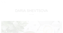 Desktop Screenshot of dariashevtsova.com